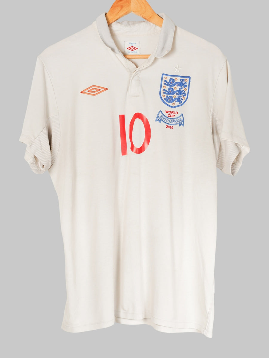 2010/11 England Rooney #10 Home Shirt Player Issue (L)