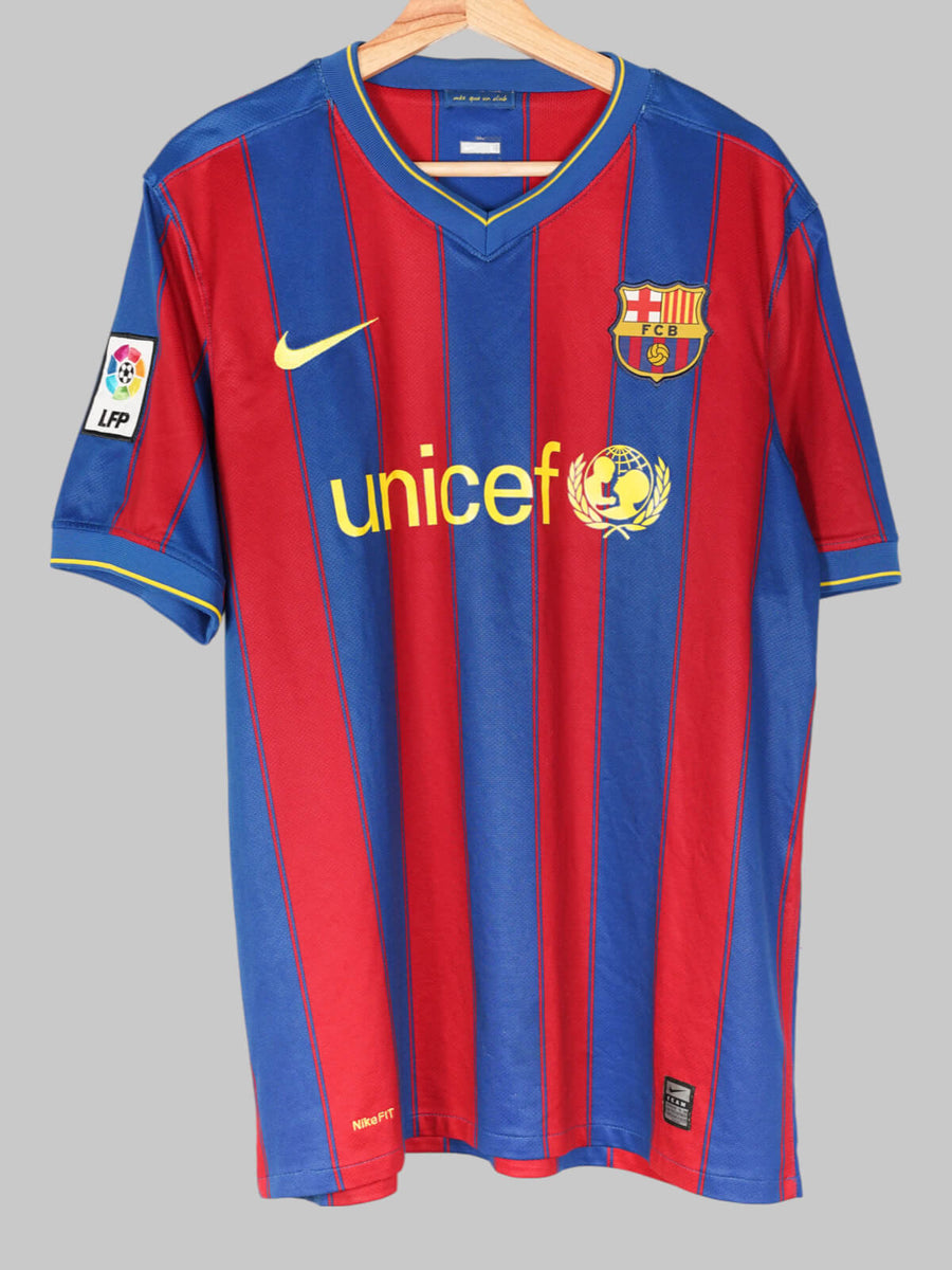 2009/10 Barcelona Ibrahimovic #9 Home Shirt (L)
