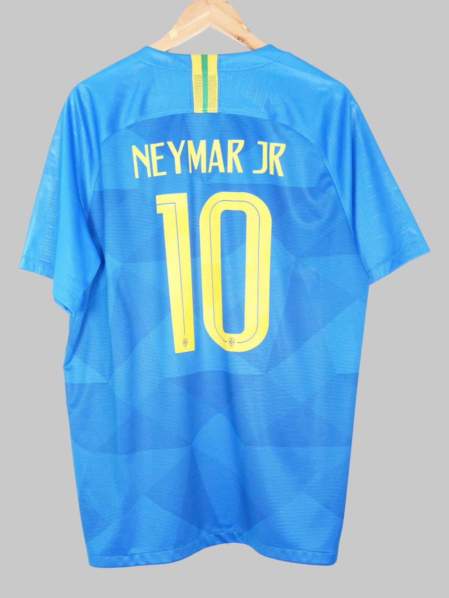 2018/19 Brazil Neymar Jr #10 Away Shirt (XL)