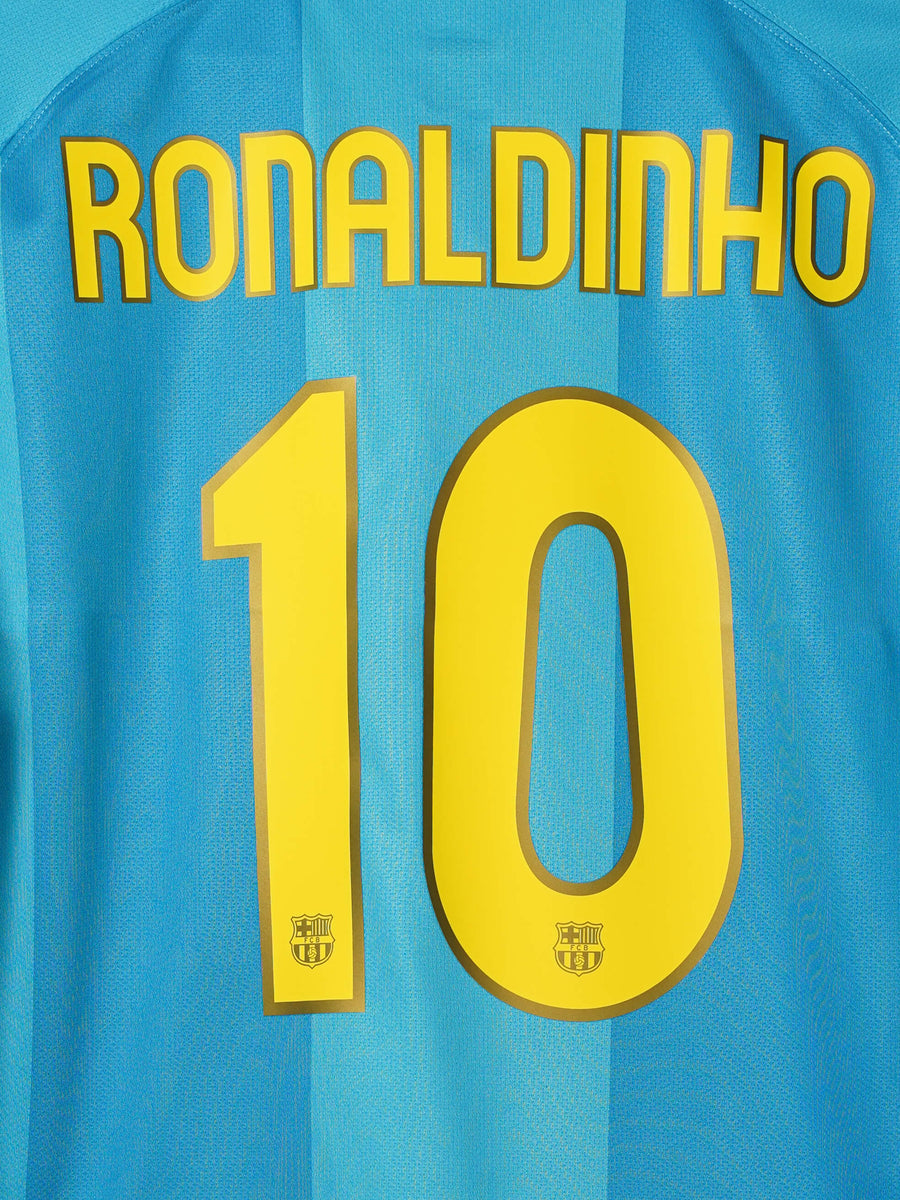 2007/08 Barcelona Ronaldinho #10 Away Shirt (L)