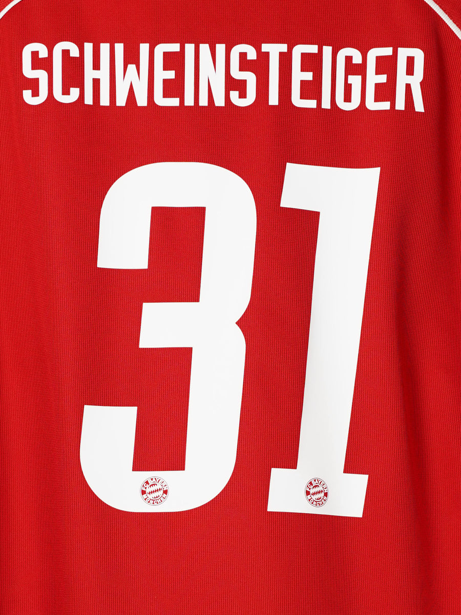 2006/07 Bayern Munich Schweinsteiger #31 Home Shirt L/S (XL)