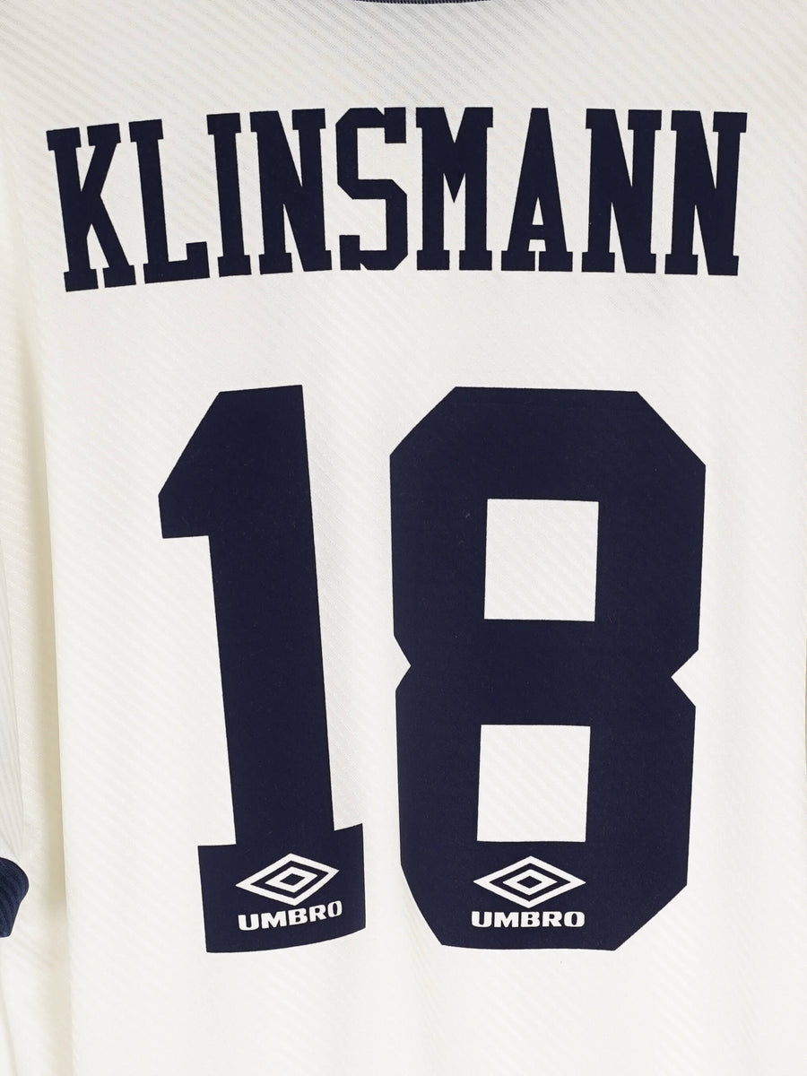 1993/95 Tottenham Hotspur Klinsmann #18 Home Shirt (XL)