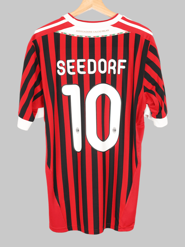 2011/12 AC Milan Seedorf #10 Maillot Domicile (L) Adidas