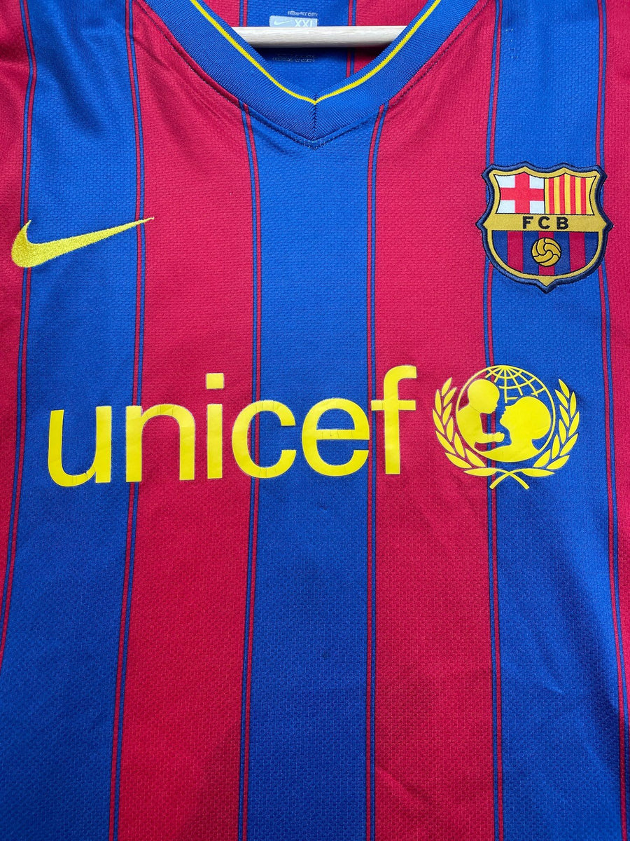 2009/10 Barcelona Puyol #5 Home Shirt (XXL)