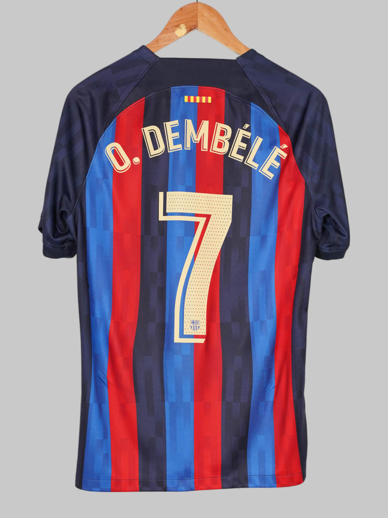 2022/23 Barcelona O.Dembele #7 Home Shirt (M)
