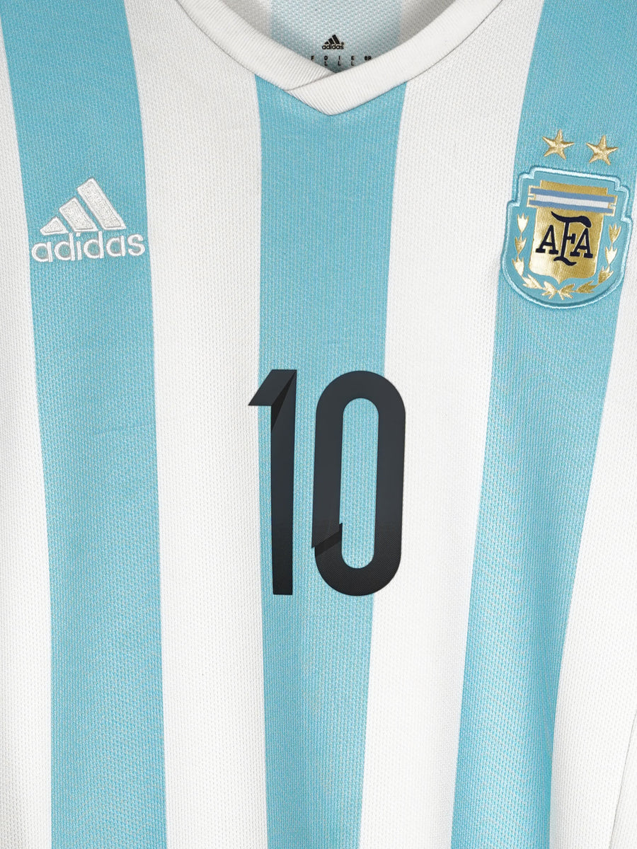 2015/16 Argentina Messi #10 Home Shirt L/S (L)