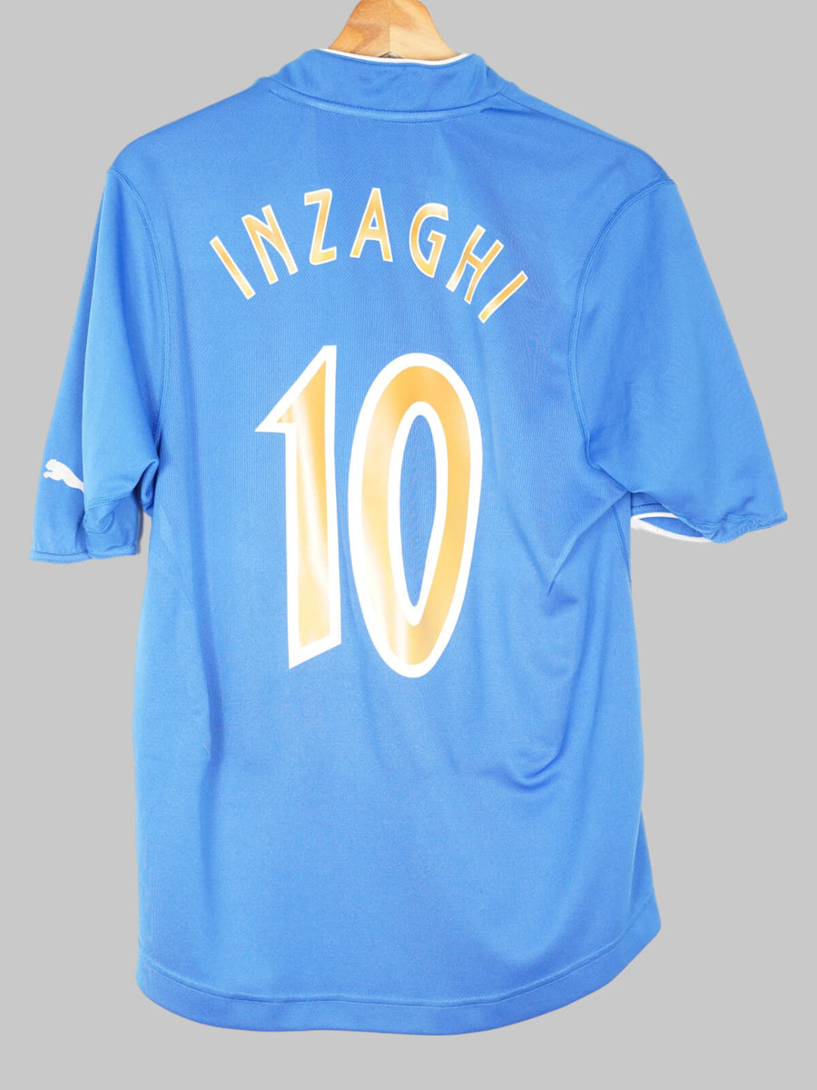 2003/4 Italy Inzaghi #10 Home Shirt (M)