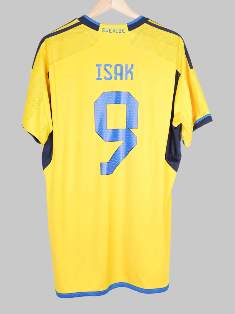 2022/23 Sweden Isak #9 Home Shirt (XL)