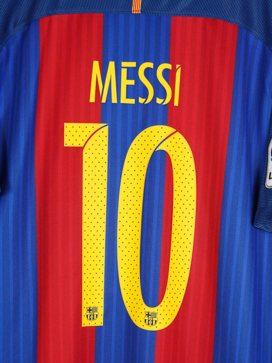 2016/17 Barcelona Messi #10 Home Shirt (XL)