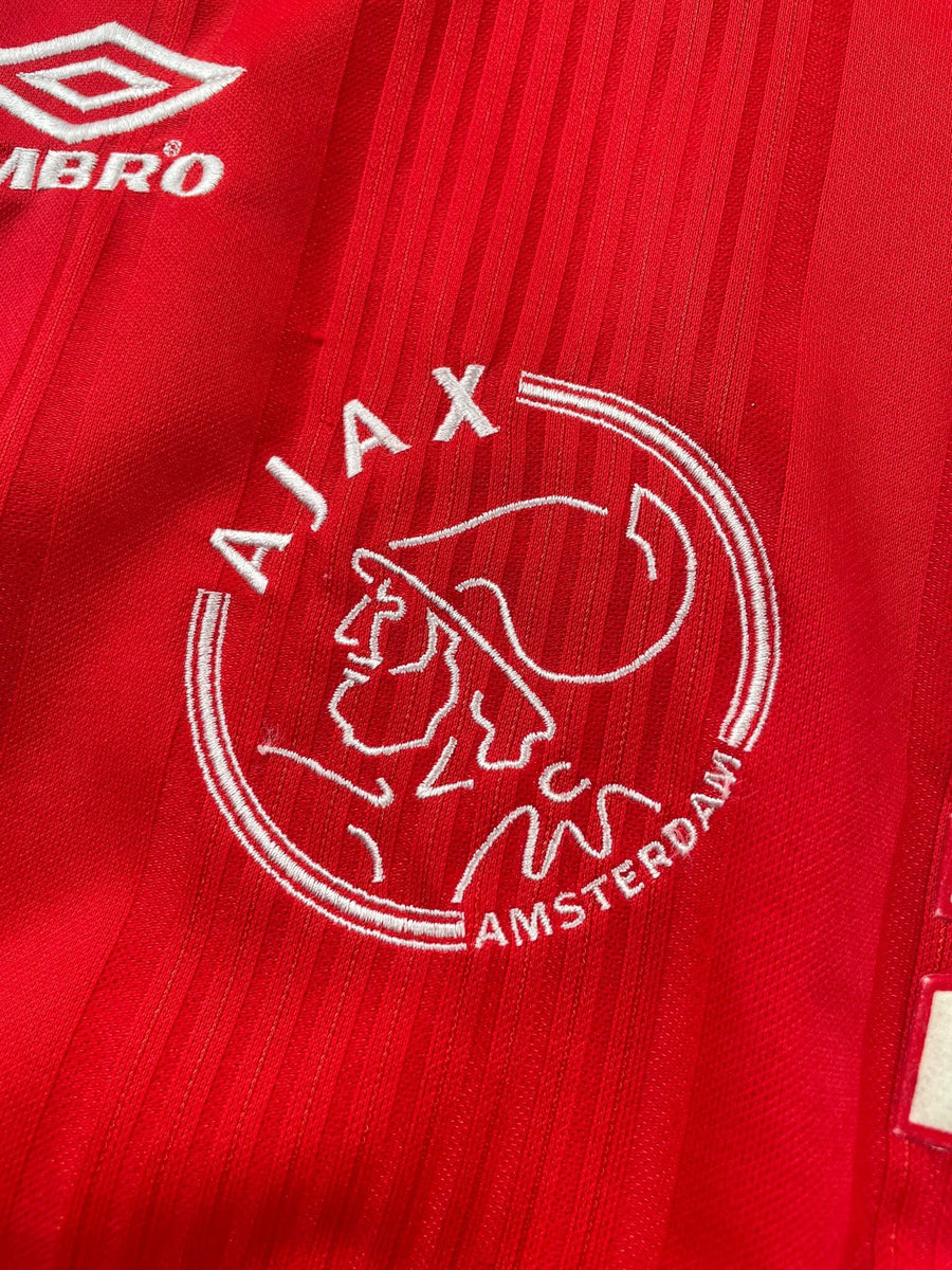 1999/00 Ajax Laudrup #10 Home Shirt (M)
