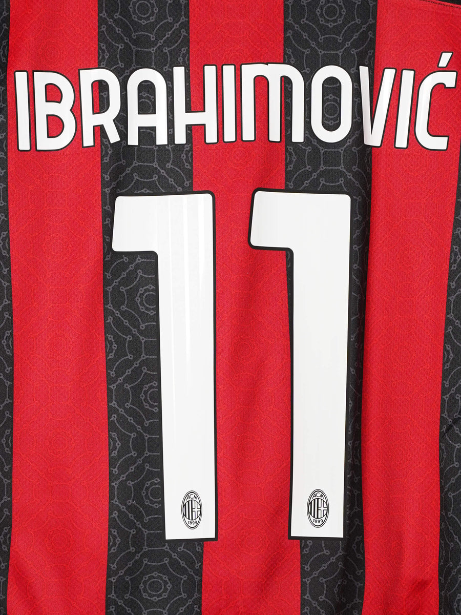2020/21 AC Milan Ibrahimovic #11 Home Shirt (M)