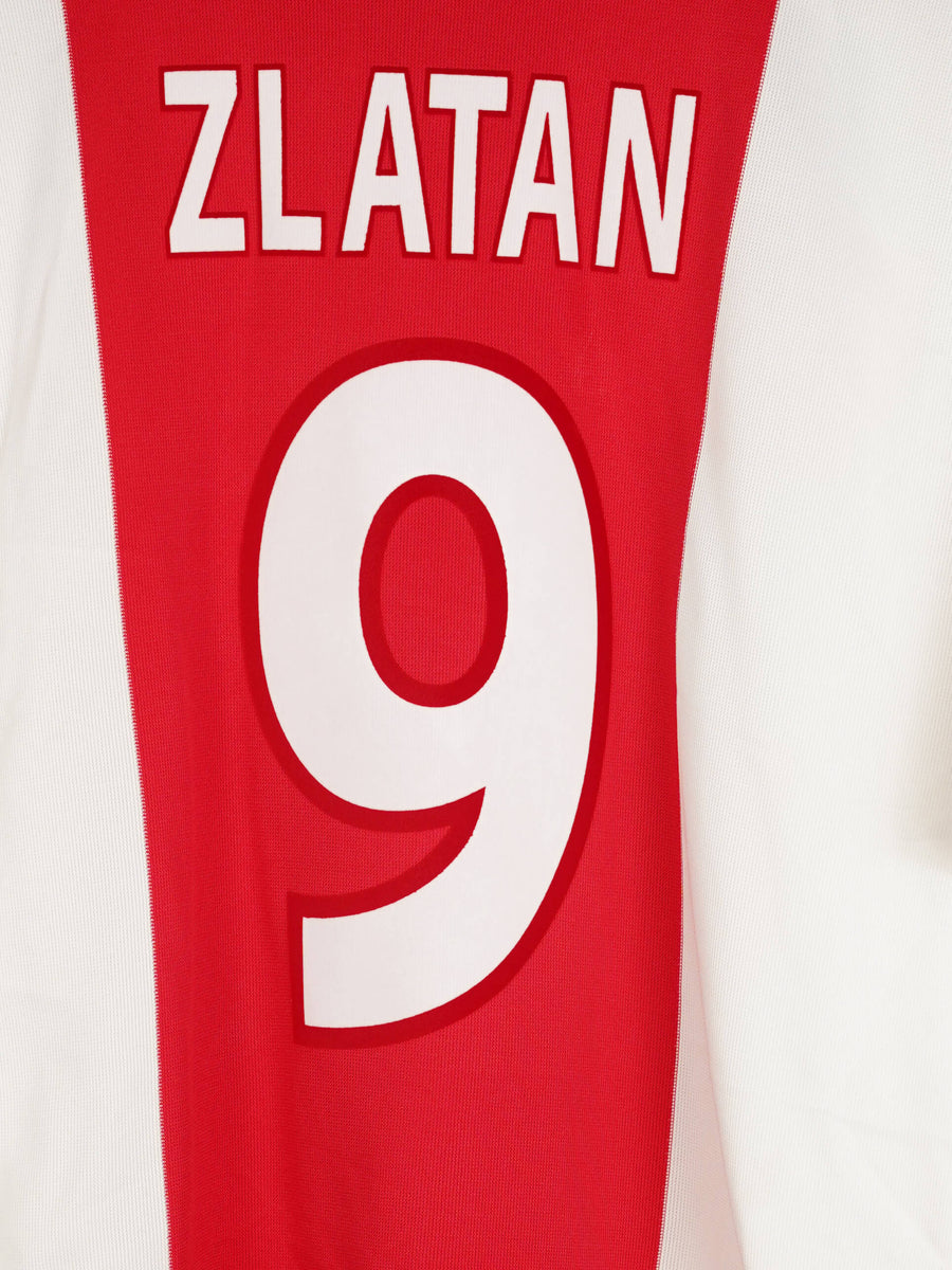 2001/2 Ajax Zlatan #9 Home Shirt (L)