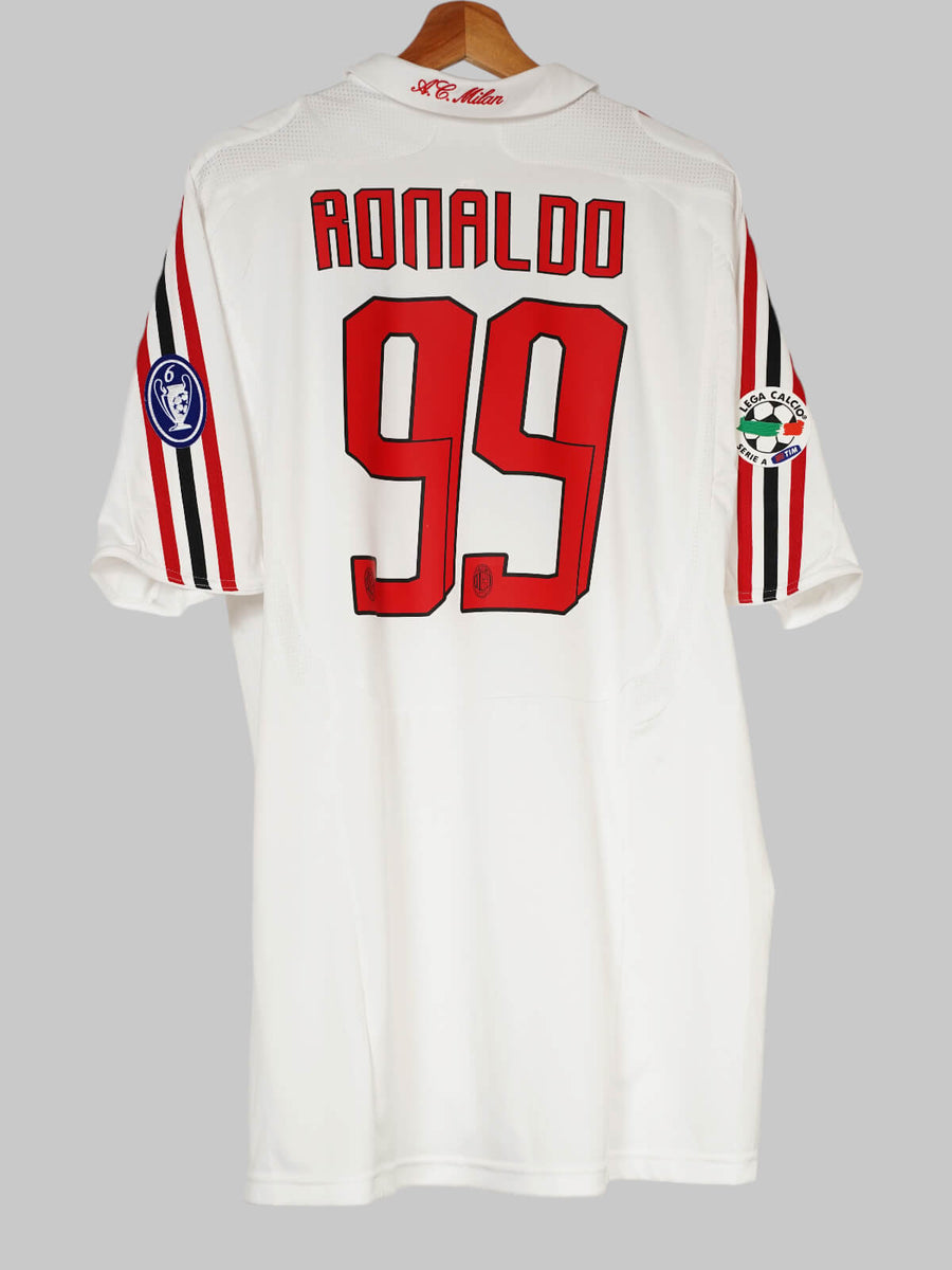AC Milan Away Shirt 2007/8 Ronaldo 99 (XL)