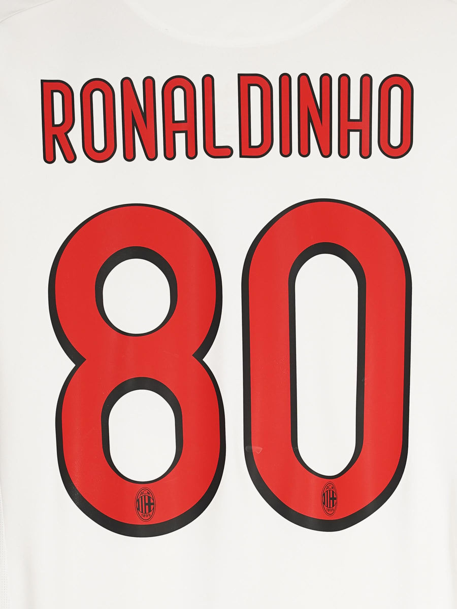 AC Milan Away Shirt 2009/10 Ronaldinho 80 (M)