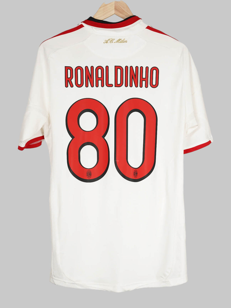 AC Milan Away Shirt 2009/10 Ronaldinho 80 (M)