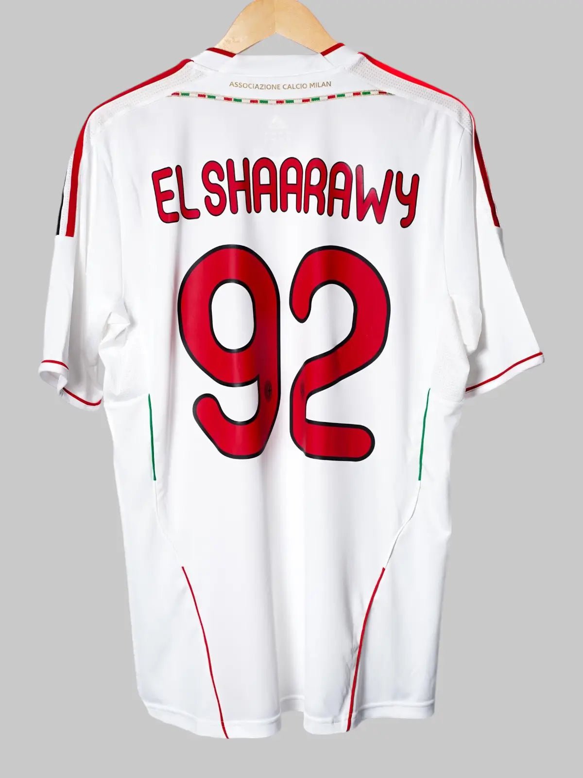Camiseta de Fútbol de Visitante del AC Milan 2011/12 – Talla