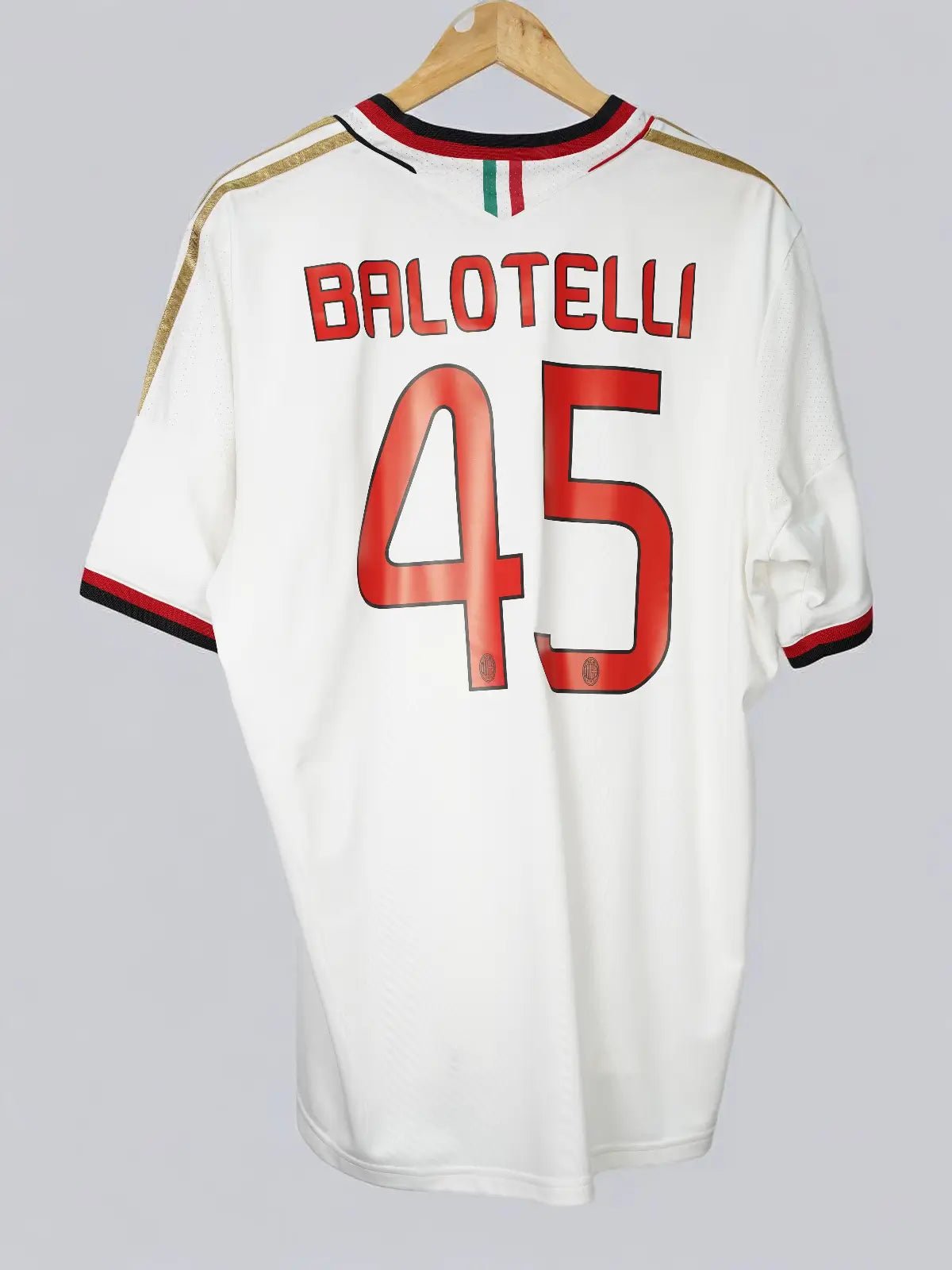 2013/14 AC Milan Balotelli #45 Away Shirt (XL) Adidas – First11