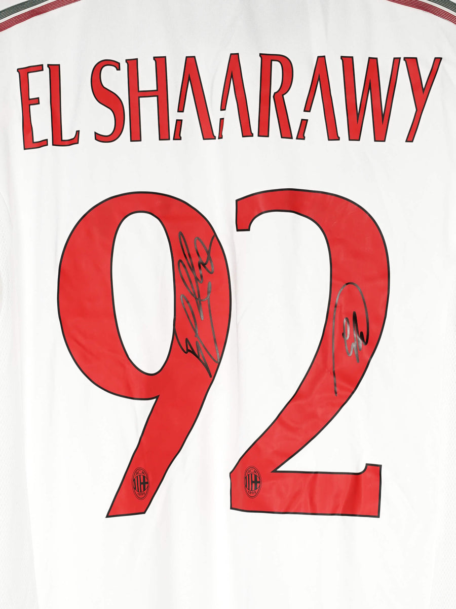 AC Milan Away Shirt 2014/15 El Shaarawy 92 Signed BNWT (L)