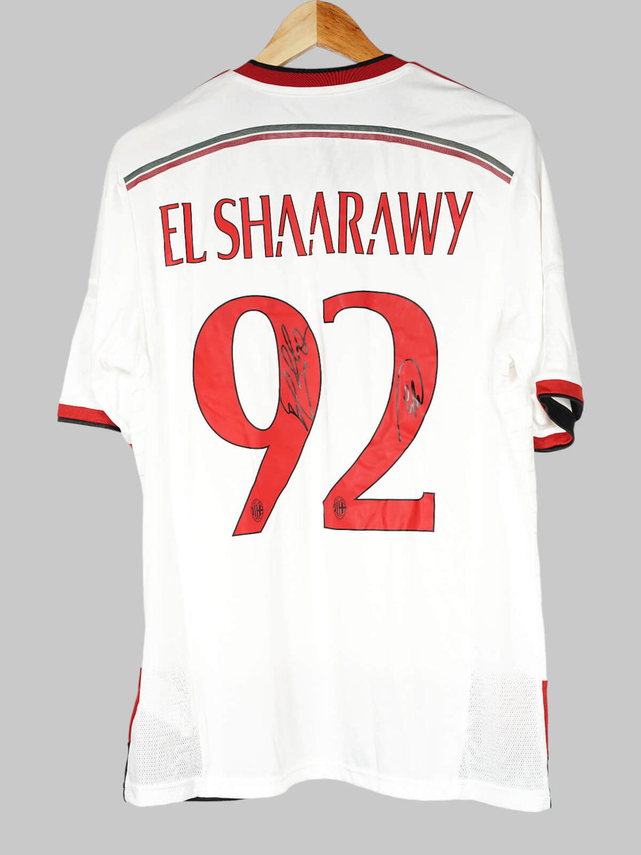 AC Milan Away Shirt 2014/15 El Shaarawy 92 Signed BNWT (L)