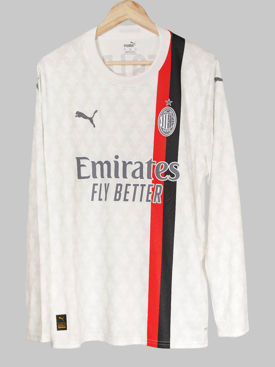 AC Milan Away Shirt 2023/24 L/S Rafa Leao 10 (XL)