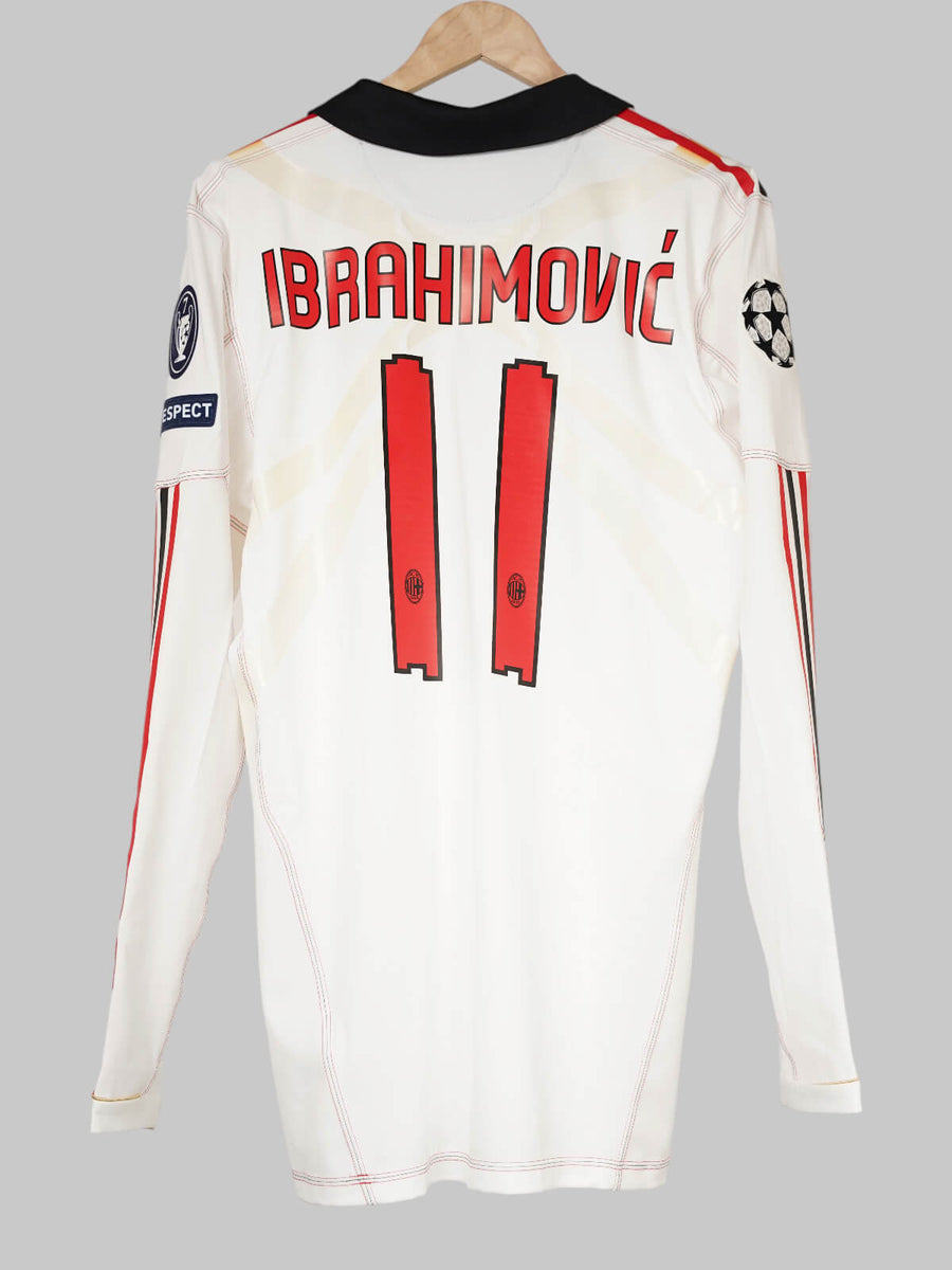 AC Milan Away Shirt L/S Player Issue 2010/11 Ibrahimovic 11 (XL)