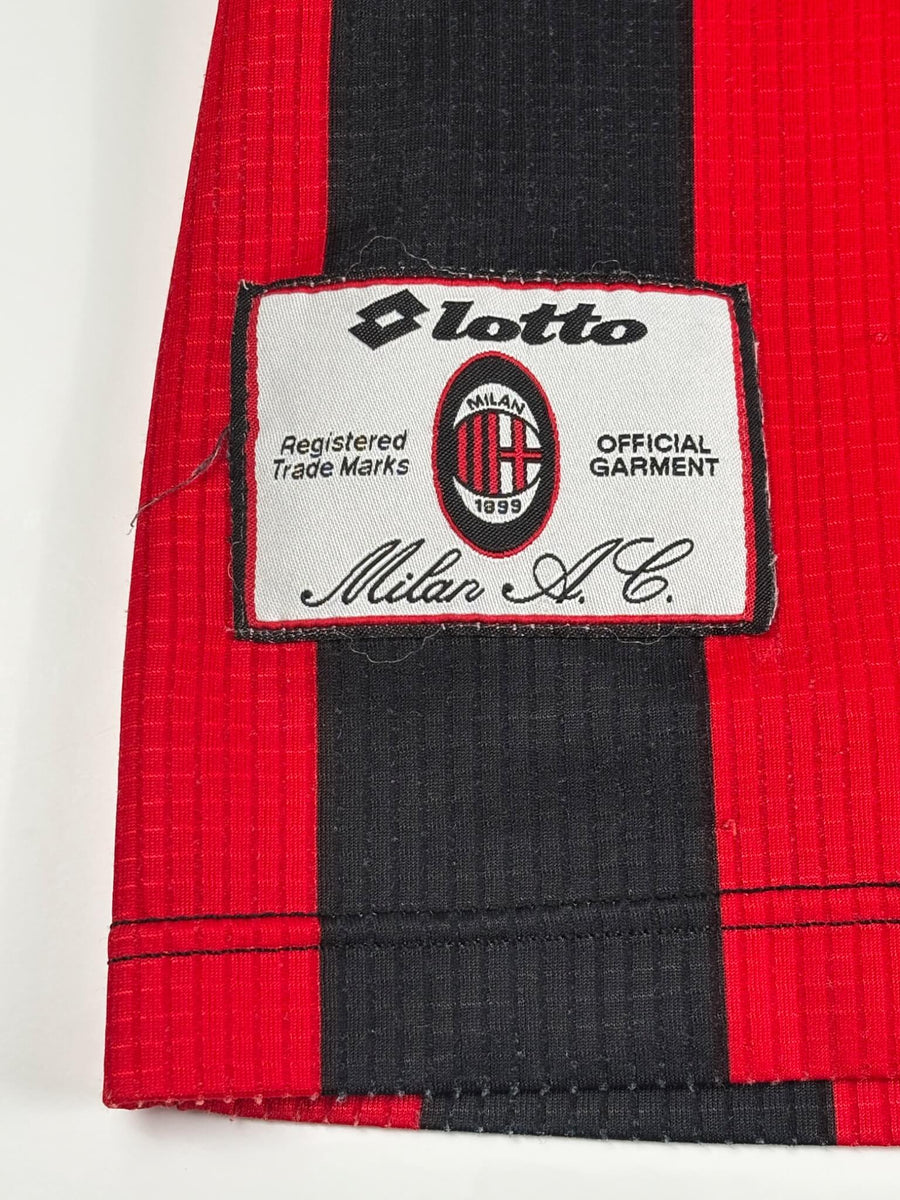 AC Milan Home Shirt 1997/98 Leonardo 30 Player Issue (L)