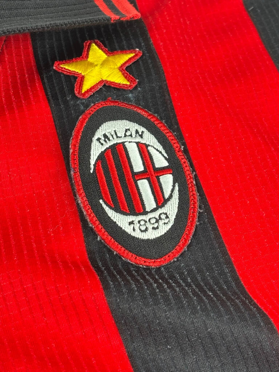 AC Milan Home Shirt 1997/98 Leonardo 30 Player Issue (L)