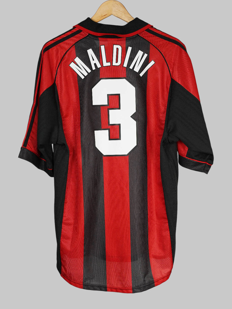 AC Milan Home Shirt 1998/99 Maldini 3 (L)