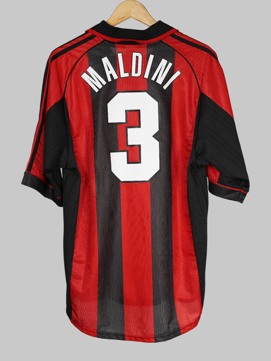 AC Milan Home Shirt 1998/99 Maldini 3 (L)