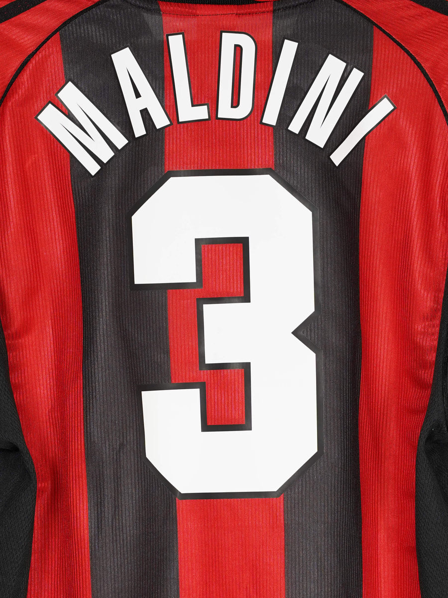 AC Milan Home Shirt 1998/99 Maldini 3 (L)