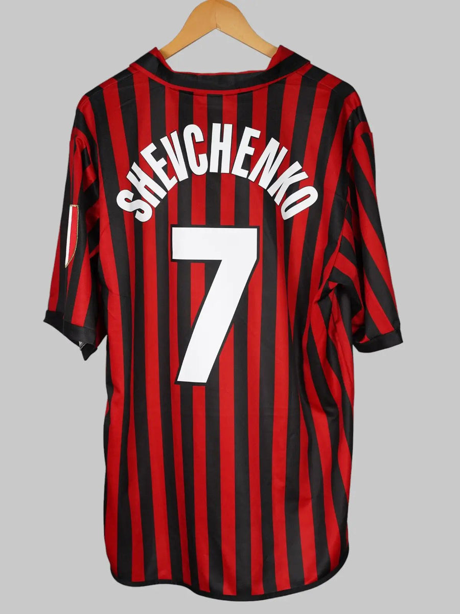 AC Milan Home Shirt 1999/00 Shevchenko 7 (XL)