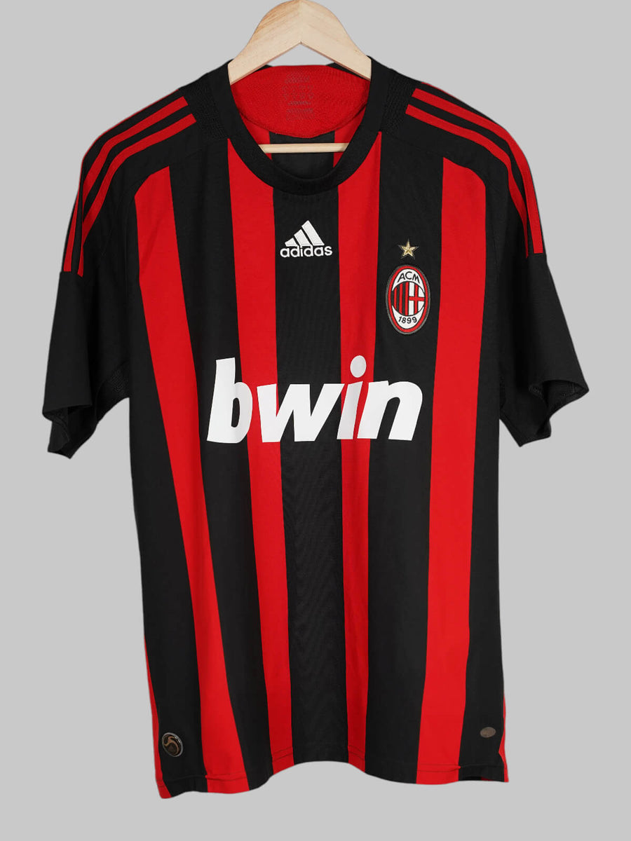 AC Milan Home Shirt 2008/9 Ronaldinho 80 (L)