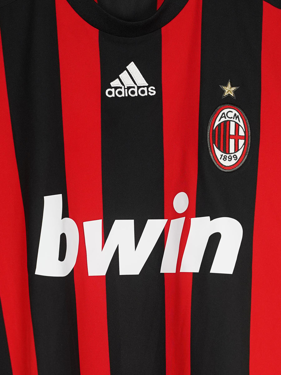AC Milan Home Shirt 2008/9 Ronaldinho 80 (L)