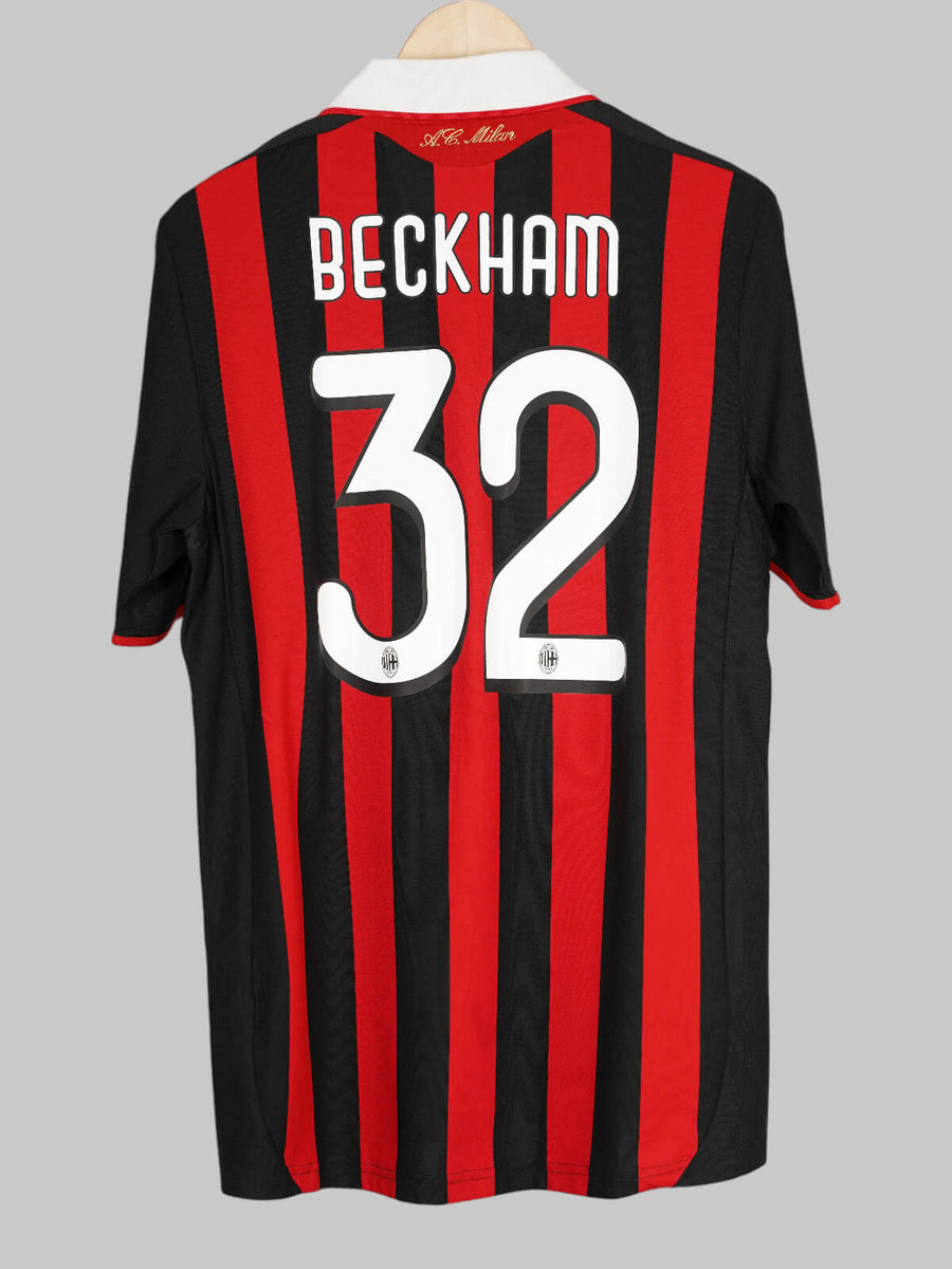 AC Milan Home Shirt 2009/10 Beckham 32 (M)