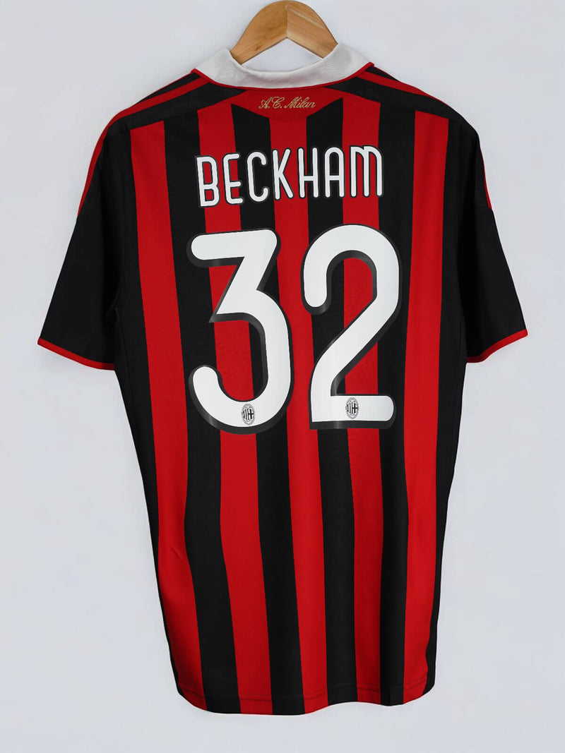 AC Milan Home Shirt 2009/10 Beckham 32 (M)