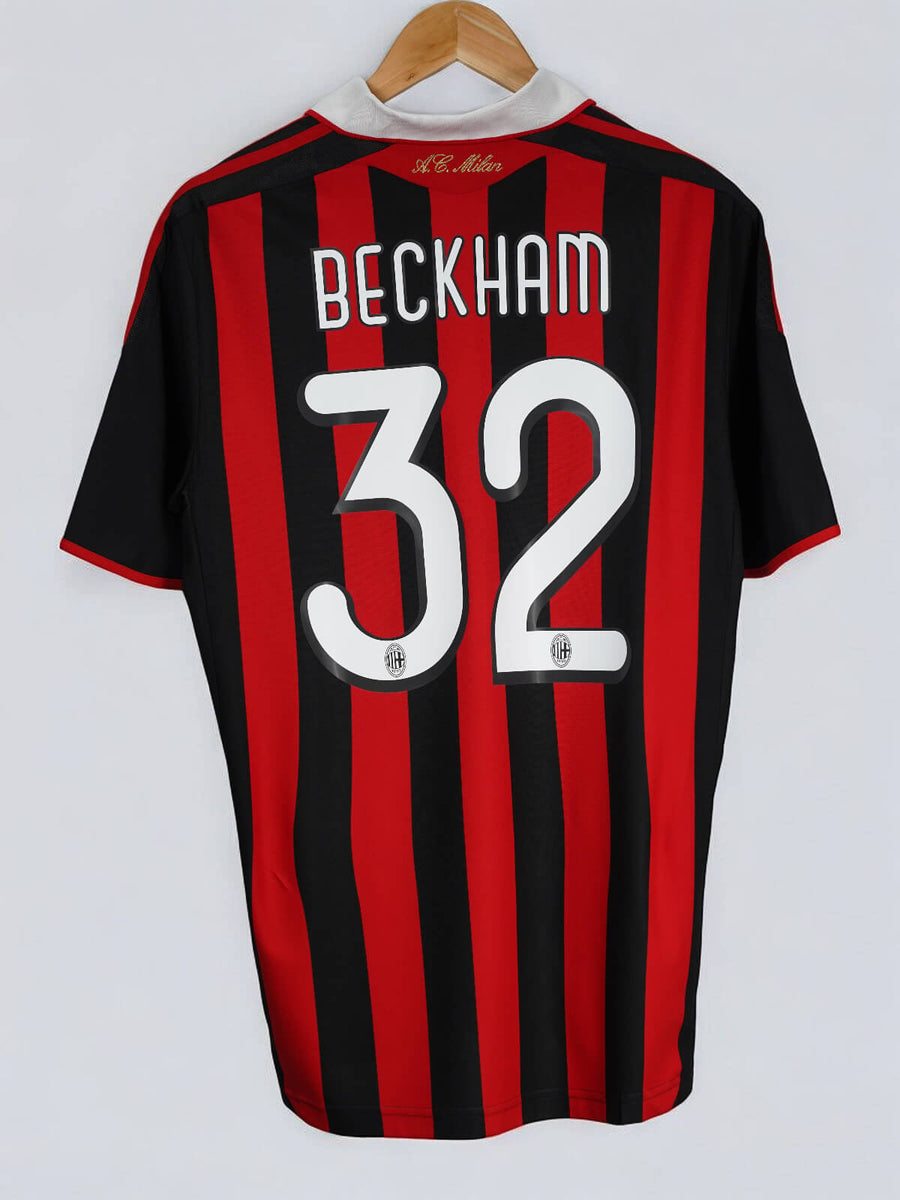 AC Milan Home Shirt 2009/10 Beckham 32 (M)