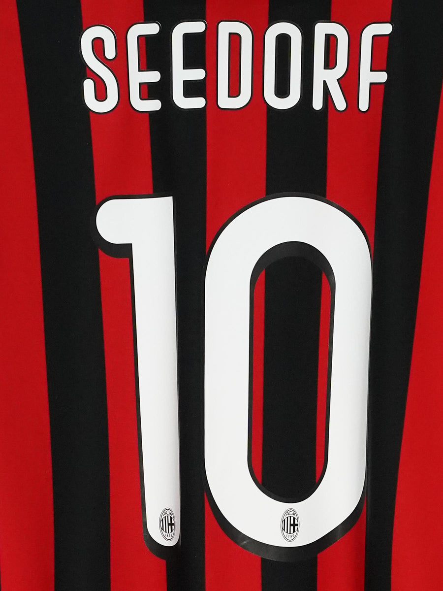 AC Milan Home Shirt 2009/10 Seedorf 10 (L)
