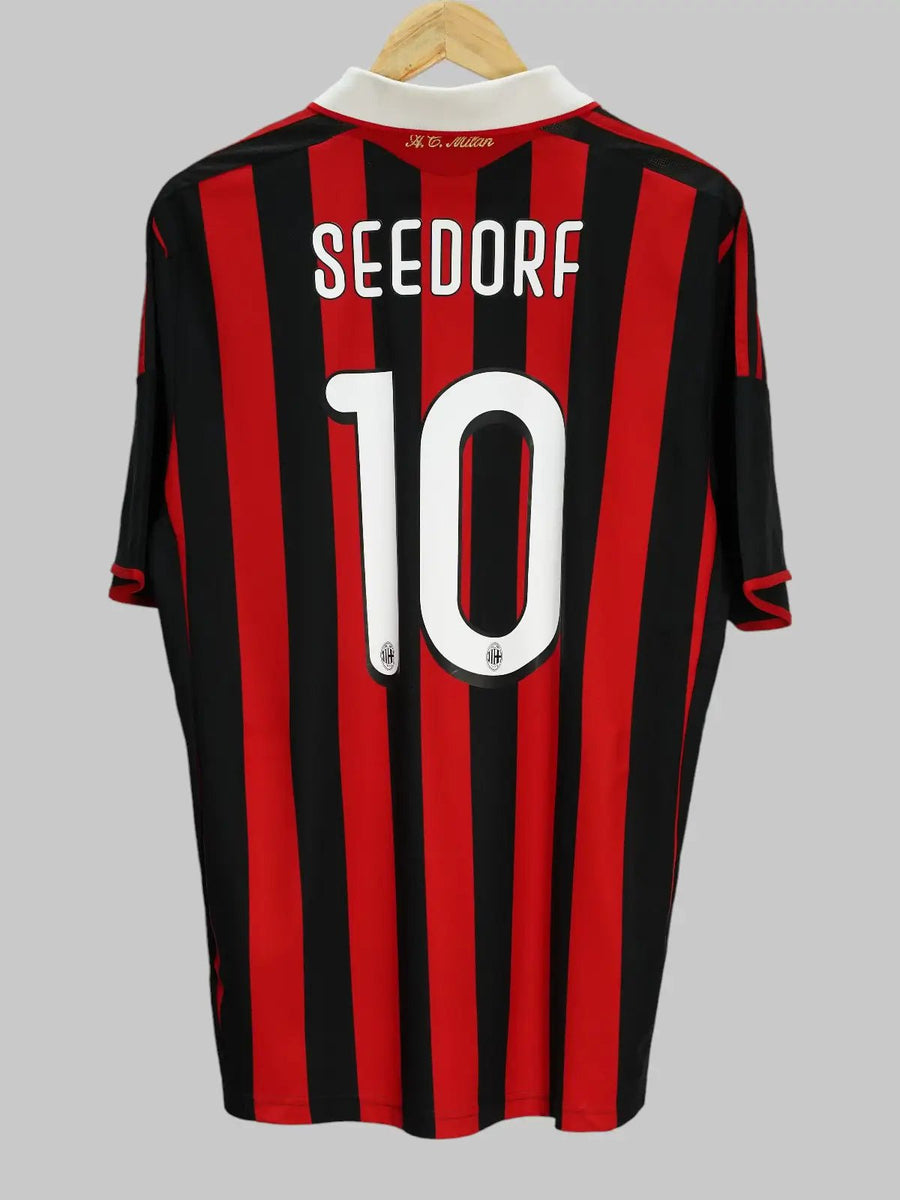 AC Milan Home Shirt 2009/10 Seedorf 10 (L)
