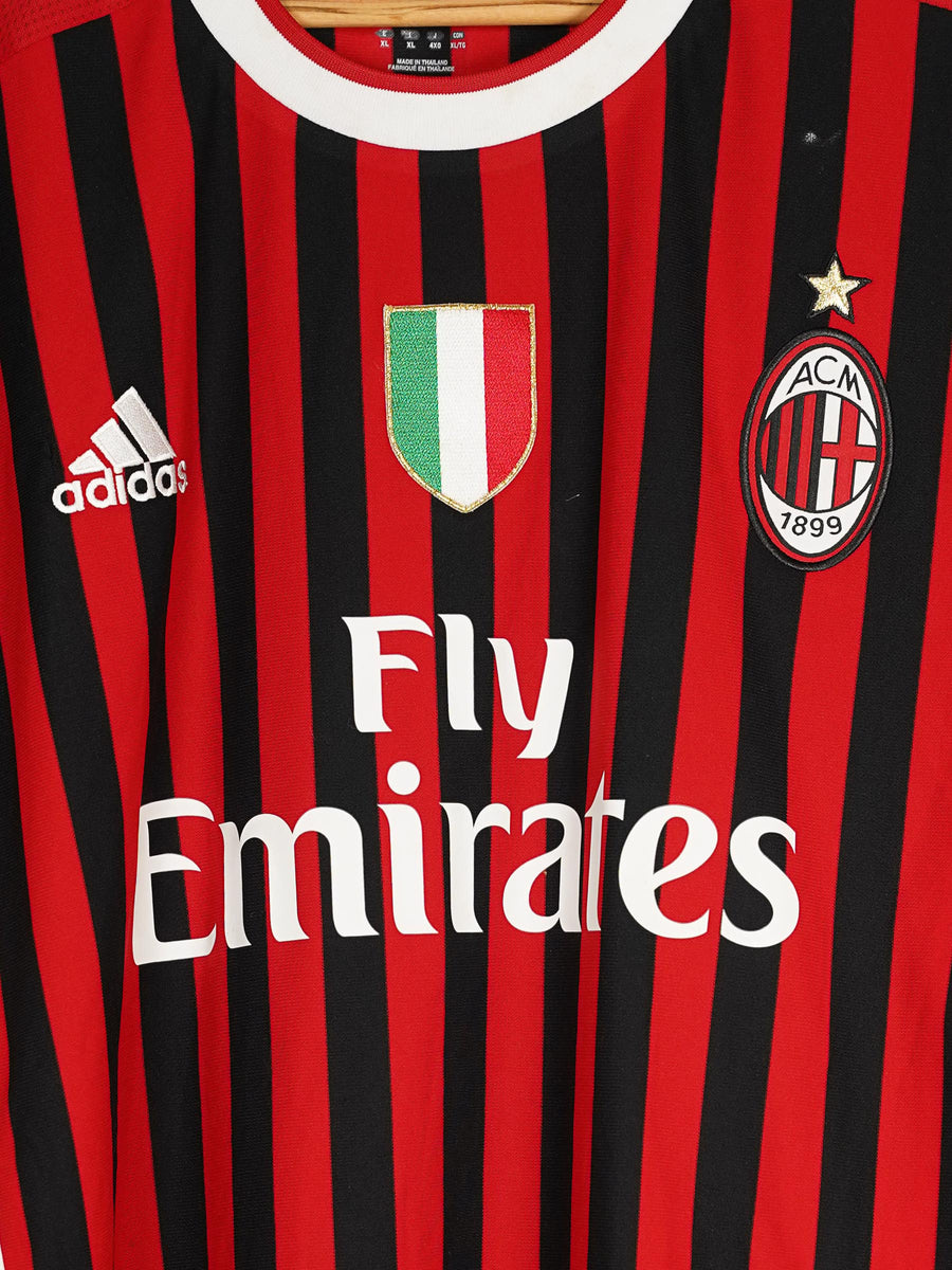 AC Milan Home Shirt 2011/12 Ibrahimovic 11 Signed (XL)