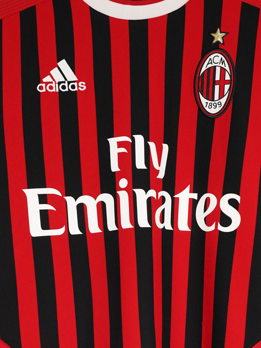 AC Milan Home Shirt 2011/12 Pato 7 (Kids L)