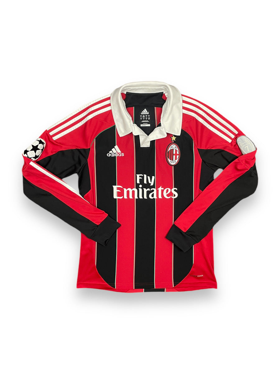 AC Milan Home Shirt 2012/13 L/S Balotelli 45 - 10/10 - S