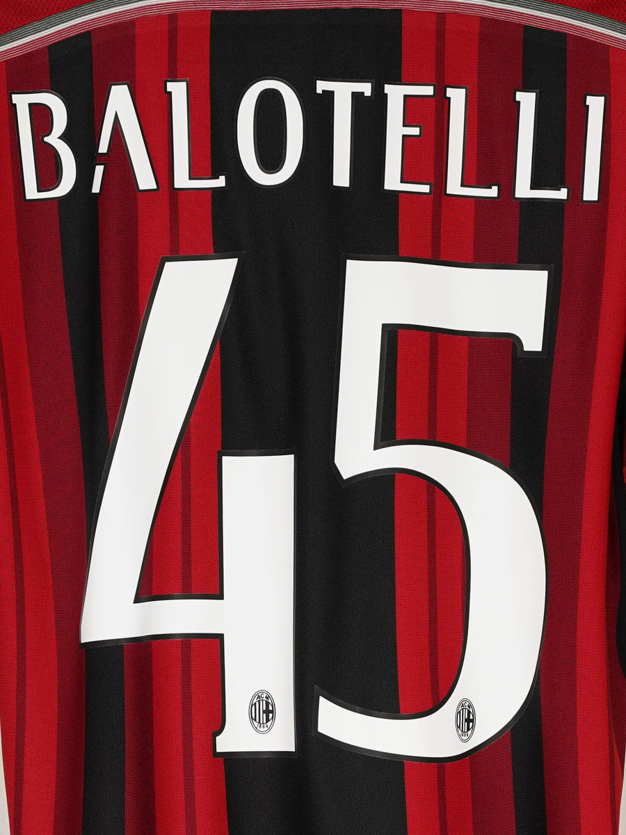 AC Milan Home Shirt 2014/15 Balotelli 45 (M)