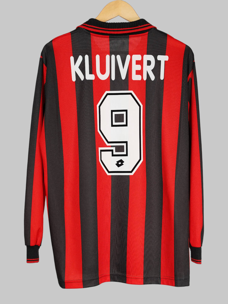 AC Milan Home Shirt L/S 1997/98 Kluivert 9 (L)