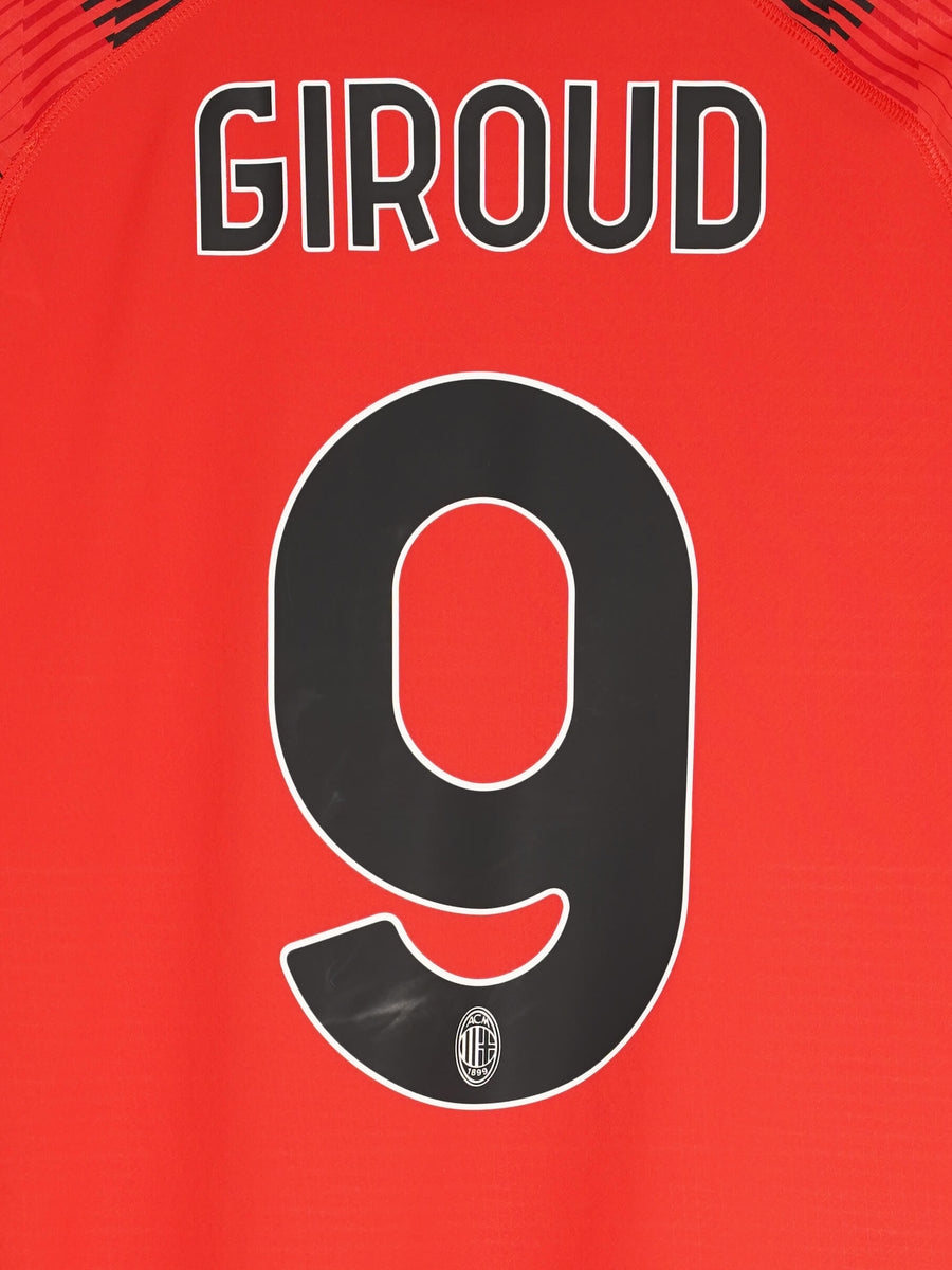 AC Milan Home Shirt Player Issue 2023/24 BNWT Giroud 9 (L)