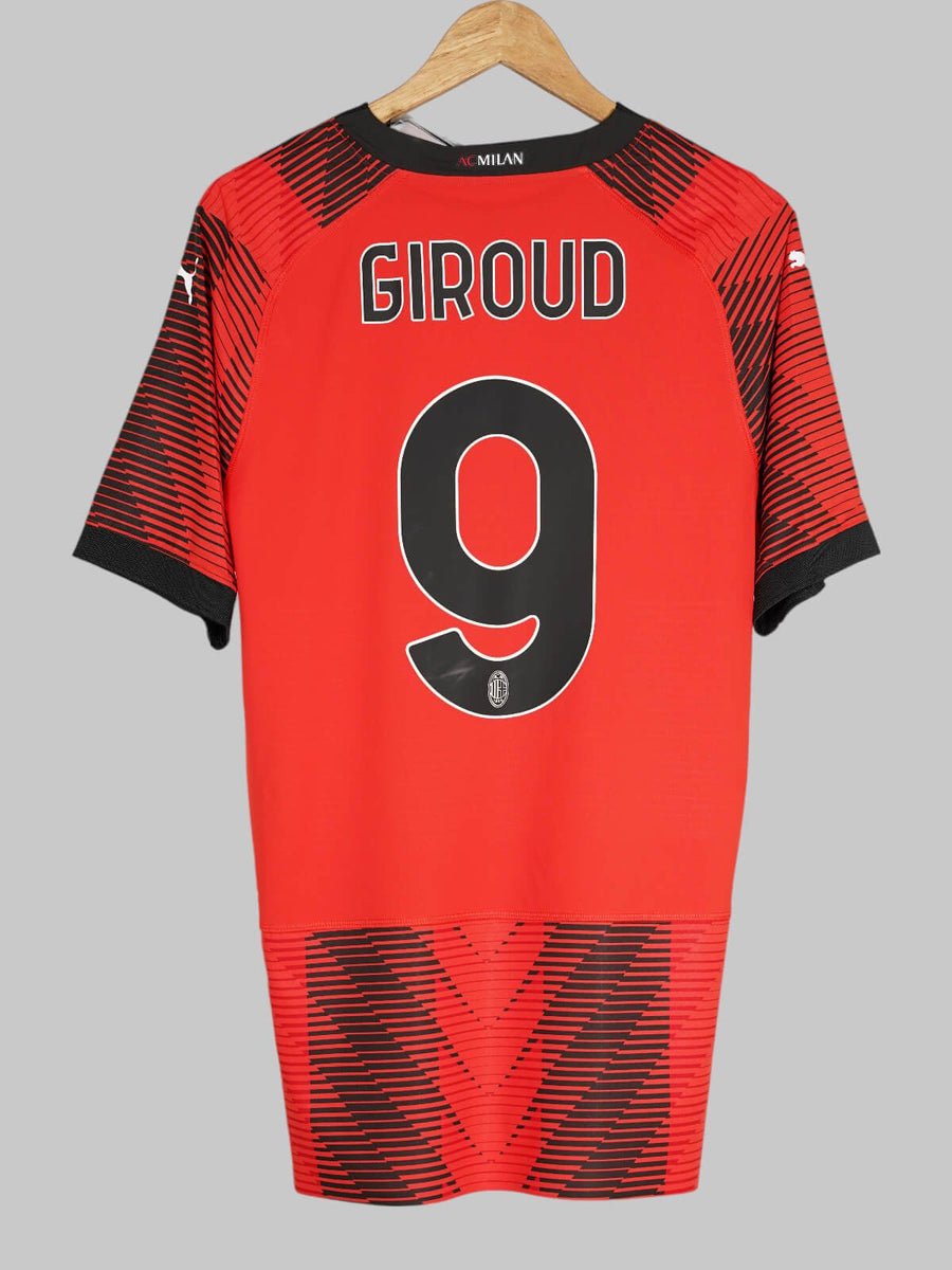 AC Milan Home Shirt Player Issue 2023/24 BNWT Giroud 9 (L)