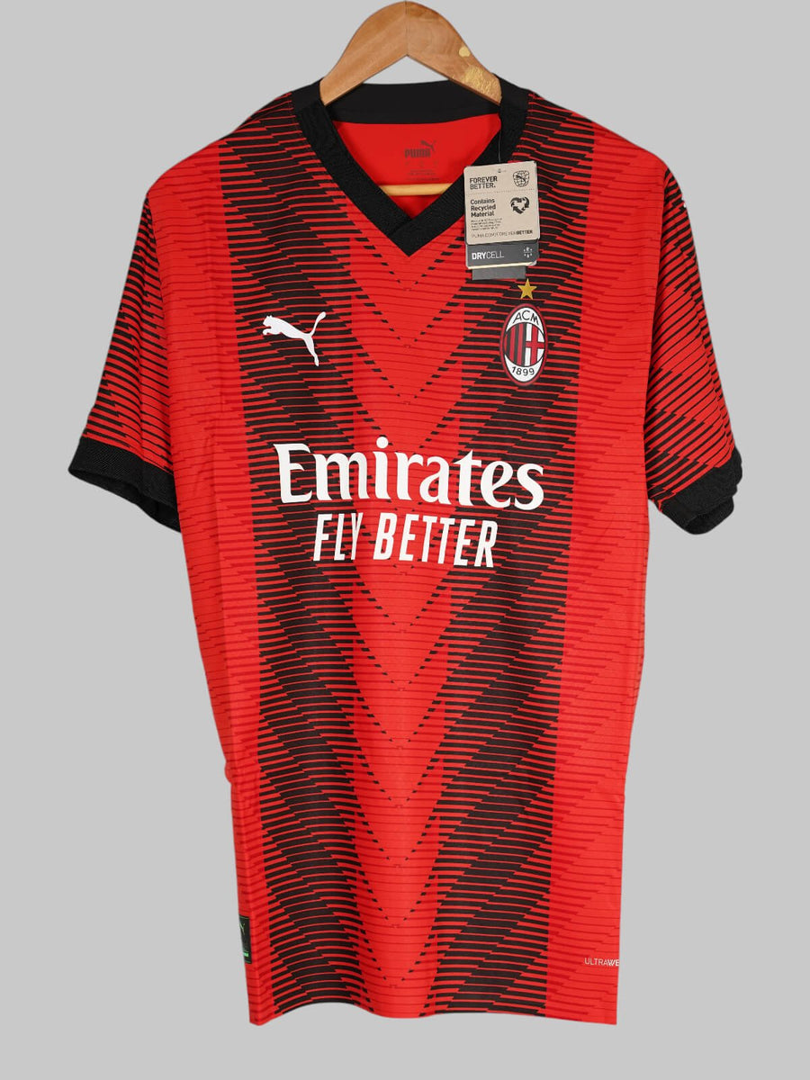 AC Milan Home Shirt Player Issue 2023/24 BNWT Rafa Leao 10 (L)