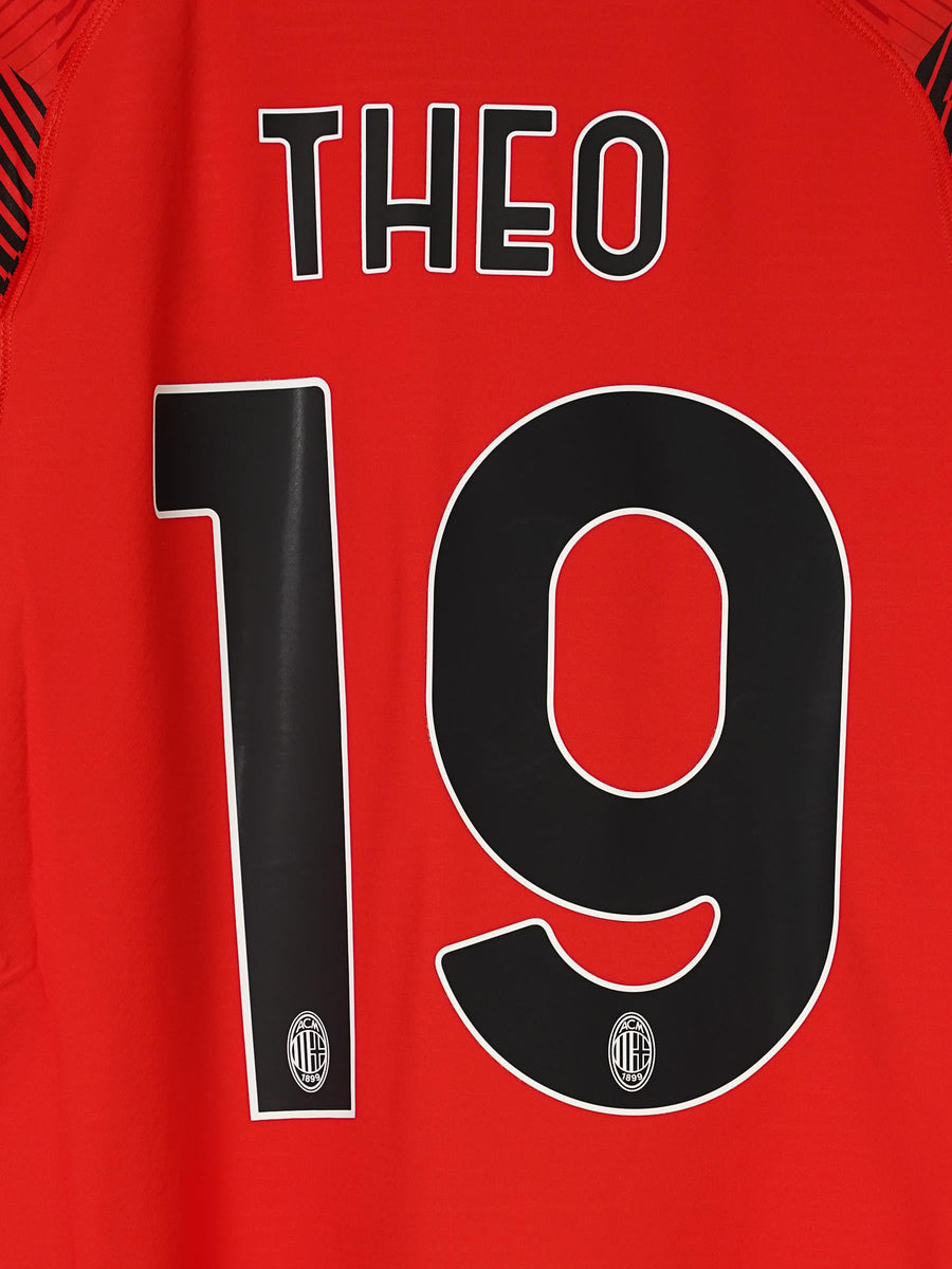 AC Milan Home Shirt Player Issue 2023/24 BNWT Theo 19 (M)