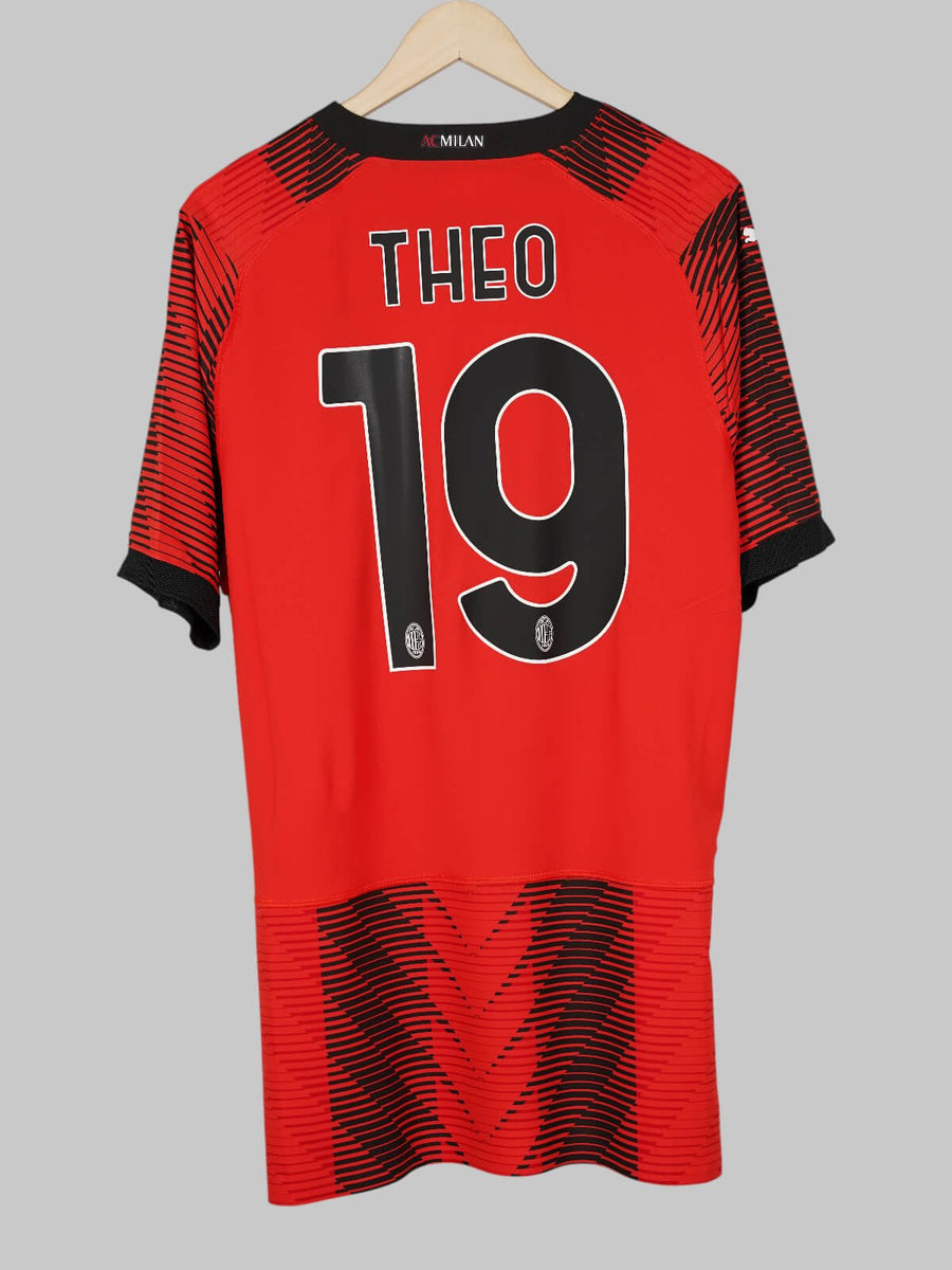 AC Milan Home Shirt Player Issue 2023/24 BNWT Theo 19 (XXL)