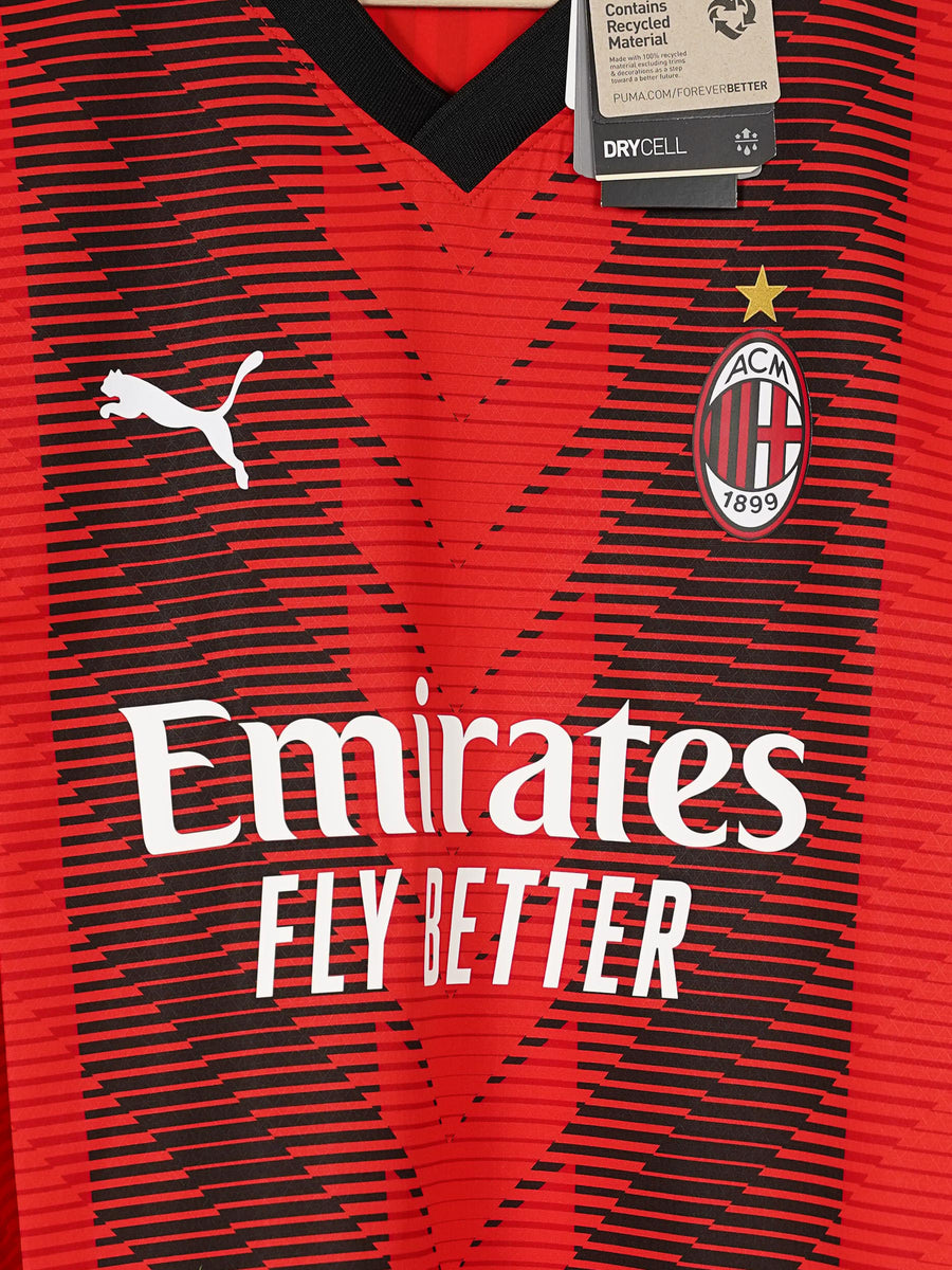 AC Milan Home Shirt Player Issue 2023/24 BNWT Theo 19 (XXL)