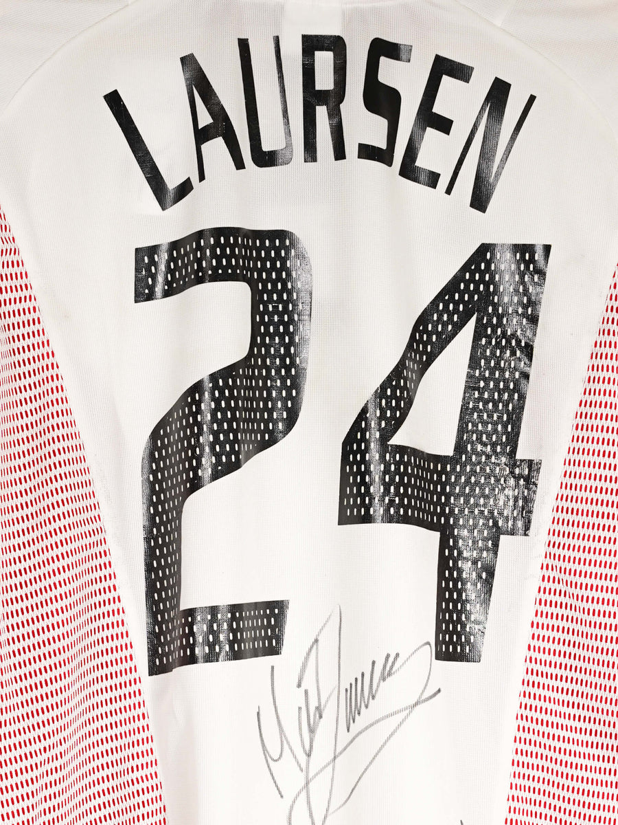 AC Milan Signed Away Shirt 2002/3 Laursen 24 BNWT (XL)